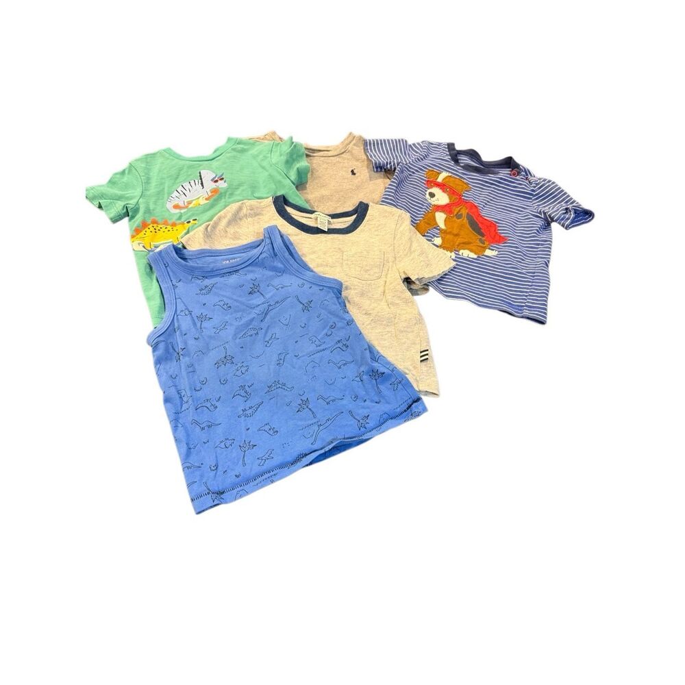 Boys 18-24 month short sleeve T-shirt bundle polo Little me Joe fresh splendid